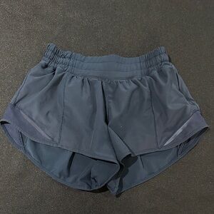 Lululemon Navy Blue Hotty Hot Shorts
